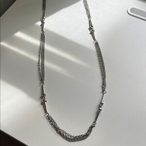 3 for $12 Sterling-Style Multi-Chain Silver Necklace